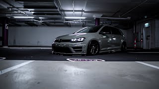 Bagged Golf MK7R  Air Ride 4K [upl. by Hannis419]