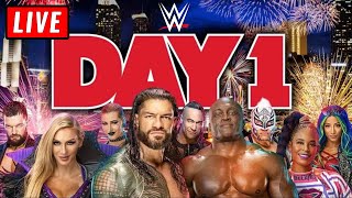 🔴 WWE DAY 1 Live Stream Watch Along  Roman Reigns vs Brock Lesnar [upl. by Boone]