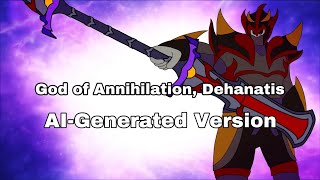 Ultraman MLV Soundtrack  God of Annihilation Dehanatis AI Generated Version [upl. by Araeit]