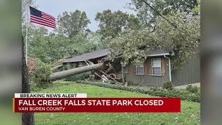 Fall Creek Falls State Park closed following storms [upl. by Nair]