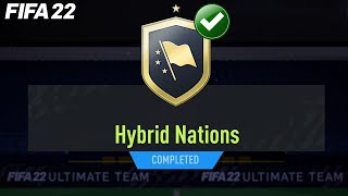 FIFA 22 HYBRID NATIONS SBC CHEAPEST SOLUTION [upl. by Anitsuj]