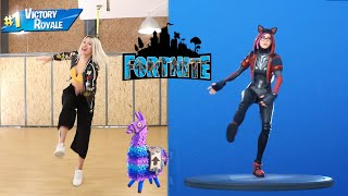 Fortnite  The Jitterbug emote Learn the Jitterbug dance by Elena Evangelia [upl. by Hachmin849]