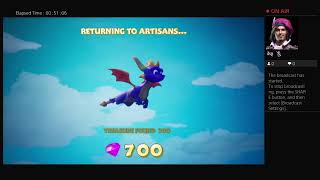 Spyro Reignited Trilogy Ps4  Spyro The Dragon  Artisans Worlds [upl. by Einaffit]