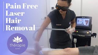 Pain Free Laser Hair Removal  Thérapie Clinic [upl. by Layla]