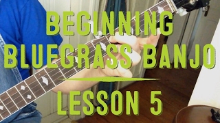 Learn to Play Bluegrass Banjo  Lesson 5 [upl. by Imoen404]