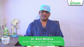 Advanced ACL Treatment Dr Atul Mishra on Minimally Invasive Surgery at Fortis Noida [upl. by Nnayd294]