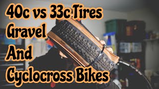 Wide vs Narrow Tire on Gravel Bikes amp ‘Cross Bikes [upl. by Acirat187]