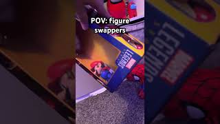 POV figure swappers marvellegends shorts mario ironman [upl. by Armilla]