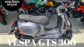 Vespa GTS 300cc ficha técnicaprecio Costa Rica [upl. by Leumhs]