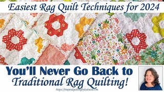 How the Make the Easiest Rag Quilt Techniques for 2024  Lea Louise Quilts Tutorial [upl. by Adlihtam681]