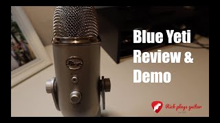 Blue Yeti microphone demo and review for zoom teams skype video calls [upl. by Nomzed]