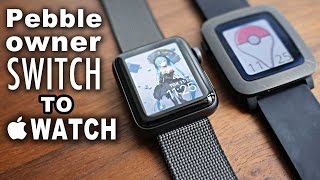 APPLE WATCH 2 or PEBBLE｜Apple Watch Series 2 Unboxing and Comparison｜First Impressions [upl. by Hallette]