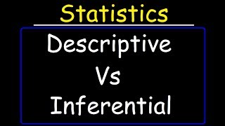 Descriptive Statistics vs Inferential Statistics [upl. by Ahsiekan]