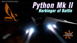 Python Mk II Harbinger of Battle Elite Dangerous [upl. by Wrand]