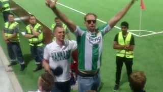 Alexander Skarsgård Gets the Hammarby crowd going [upl. by Oos882]