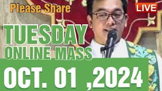 QUIAPO CHURCH LIVE MASS TODAY REV FR DOUGLAS BADONG OCT 12024 [upl. by Ressler]