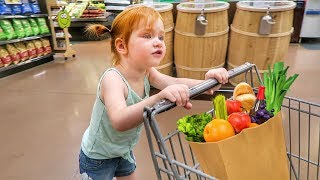 Adley in charge of Grocery Shopping 😂 [upl. by Bazluke]