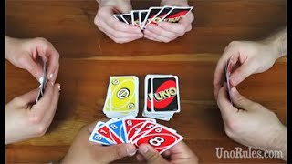 Uno Game Rules  How to Play Uno [upl. by Norvell166]