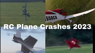 2023 RC Plane Crashes JuneDecember [upl. by Terrijo559]