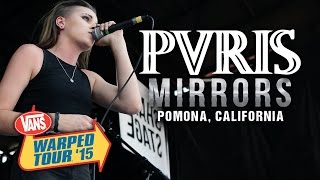 PVRIS  quotMirrorsquot LIVE Vans Warped Tour 2015 [upl. by Oiled]