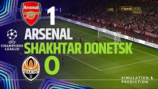 ARSENAL 10 SHAKHTAR DONETSK • Highlights • Champions League 2425  SimulationRecreation [upl. by Clifton]