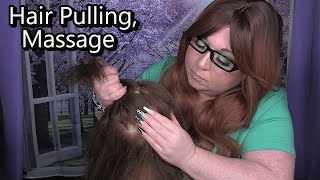 ASMR Hair Pulling Scalp Massage Scalp Scratching with Long Nails for Headache and Migraine Relief [upl. by Reinhart]