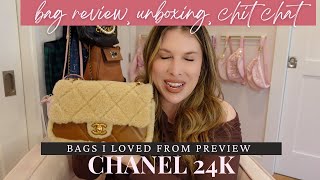 Chanel 24k FallWinter Bag Review Handbag deep dive and sneaky unboxing Chat about the collection [upl. by Anitsenre]