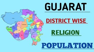 Gujarat District wise Religion Population  Main Religion in Gujarat State Districts  The Honest [upl. by Robinet775]