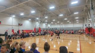 HS Varsity vs THESA TX match 1  Nationals Tournament 11124 [upl. by Katya121]