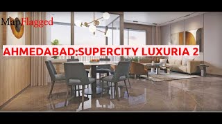 Ahmedabad  Supercity Luxuria 2 by Shrinivas Organisors Pvt at Bhadaj  MapFlagged [upl. by Aarika]