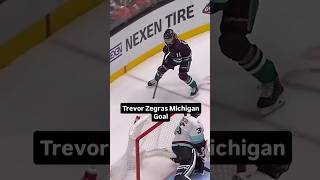 Trevor Zegras Michigan Goal [upl. by Arty]