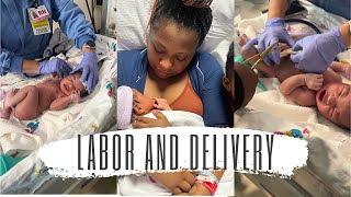 LABOR AND DELIVERY VLOG  INDUCED AT 39 WEEKS  FIRST TIME MOM [upl. by Man]