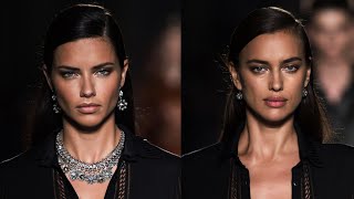 Adriana Lima amp Irina Shayk  Runway Walk [upl. by Oinota]