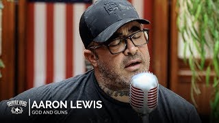 Aaron Lewis  God and Guns Acoustic  Country Rebel HQ Session [upl. by Irrek]