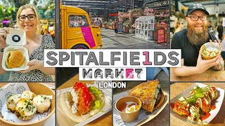 Spitalfields Market Trying London Street Food  Checking Out Eataly  London Vlog 🥟 [upl. by Marelda]