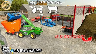 We open our 1st cut silage  is it any good MY FARMING LIFE on The Northern Farms  Roleplay 13 [upl. by Glori]