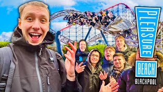 BLACKPOOL PLEASURE BEACH Opening Day 2022 Vlog [upl. by Attenat]