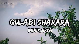 Inder Arya Gulabi sharara lyrics Lyricalguy14 [upl. by Htyderem476]