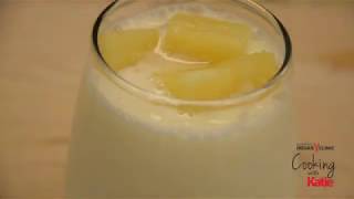 Pineapple Kefir Smoothie Cooking with Katie [upl. by Ahsiad420]