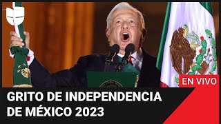 🇲🇽 EN VIVO Mira el Grito de Independencia 2023 de México – AMLO [upl. by Margalit789]