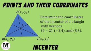 12  Points And Their Coordinates  Centroid of a Triangle  Worked Out Problem [upl. by Samalla]