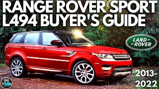 Used Range Rover Sport Buyer guide 20132022 L494 Reliability and common problems [upl. by Oiciruam676]