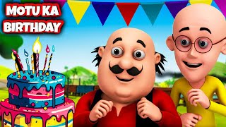 motupatlu Cartoon  Motu Ka Birthday  EP 70  Kids Only [upl. by Goth]