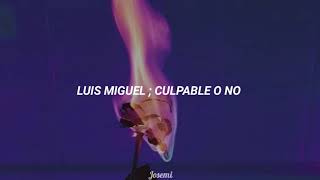 Luis Miguel  Culpable o no 《Letra》 [upl. by Nal]