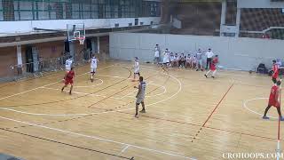 CroHoops Div1 202425 Rnd3  Arkham City Jail Blazers vs Pešča United Game Highlights [upl. by Eeslek]