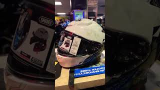 Shoei RF1400 Origami TC5 Motorhelmets Helmets instock shorts [upl. by Ahsirtap]