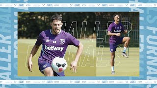 HALLER amp FORNALS  FIRST TRAINING SESSION WITH WEST HAM [upl. by Edalb]