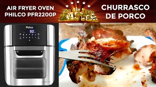 CARNE DE PORCO NA AIR FRYER  ESTILO CHURRASCO COM BARBECUE [upl. by Mountfort]