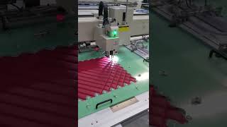 Richpeace 2 Heads CNC sewing machine for leather seats [upl. by Iinde]