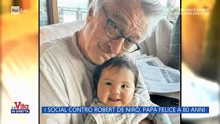 I social contro Robert De Niro papà felice a 80 anni  La Vita in diretta 22032024 [upl. by Sulakcin991]